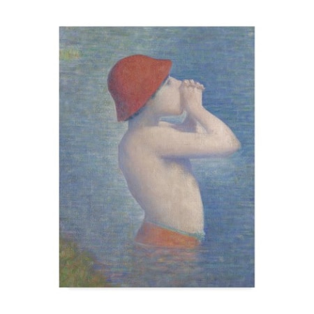 Georges Pierre Seurat 'Detail Of The Bathers At Asnieres' Canvas Art,18x24